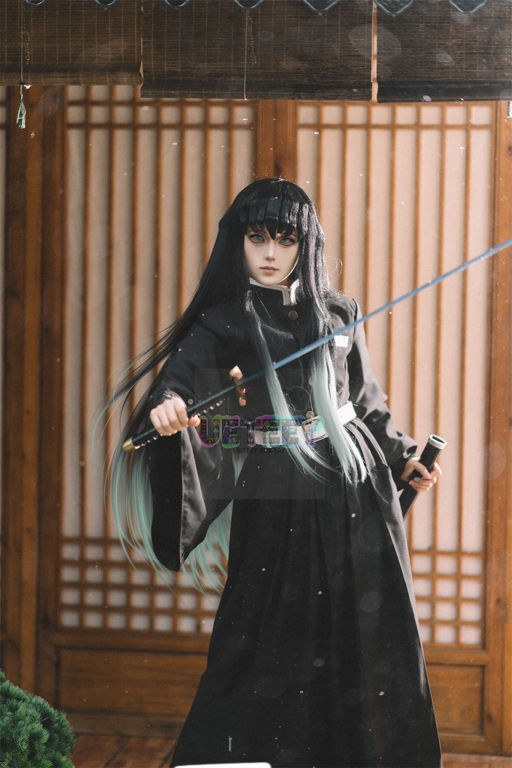 UETEEY COS Muichirou Tokito أزياء تنكرية مطرزة للهالوين ملابس أنيمي #2