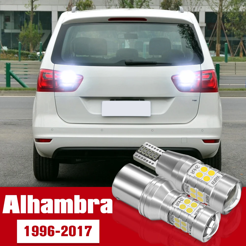 

2pcs LED Accessories Reverse Light Bulb Lamp For Seat Alhambra MK1 7V MK2 1996-2017 2007 2008 2009 2010 2011 2012 2013 2014 2015