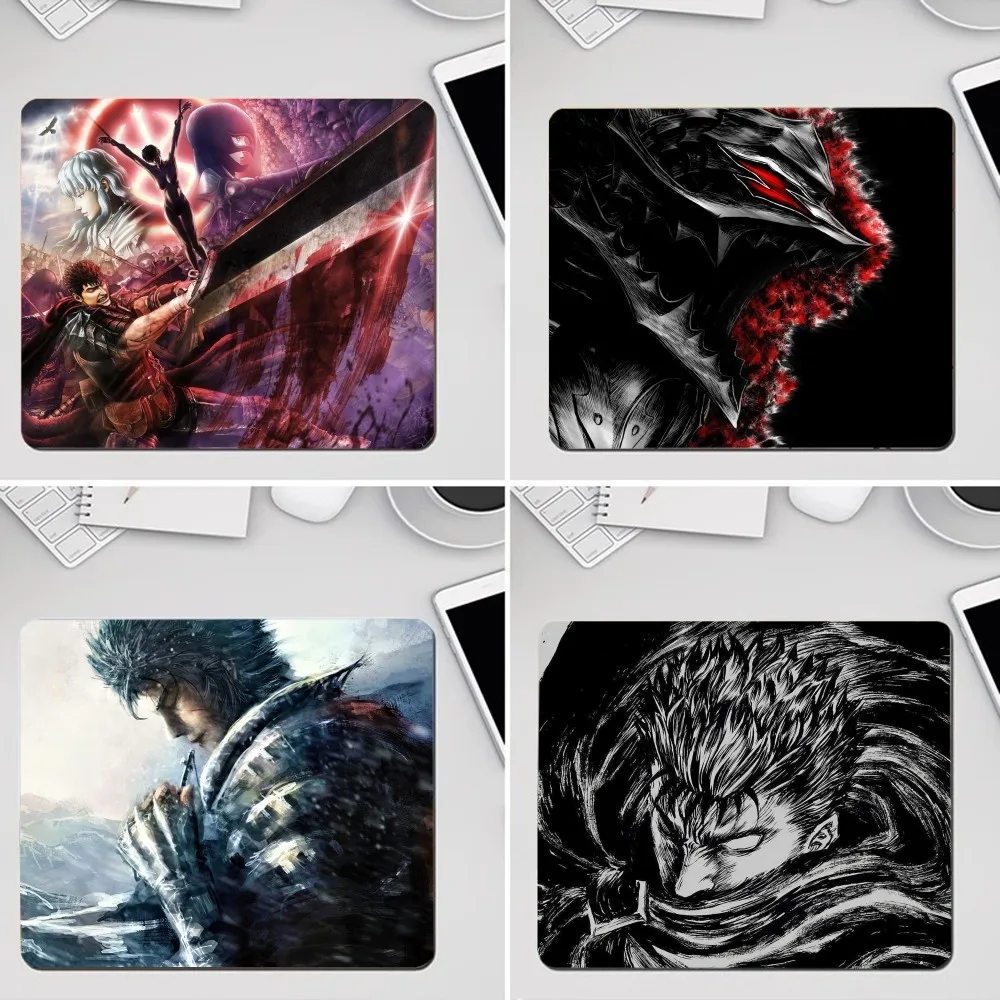 

Berserk Mousepad 25x29cm Small Gaming Mouse Pad Gamer Desk Mat Keyboard Pad Decoration Mause Pad Office Desk Accessories