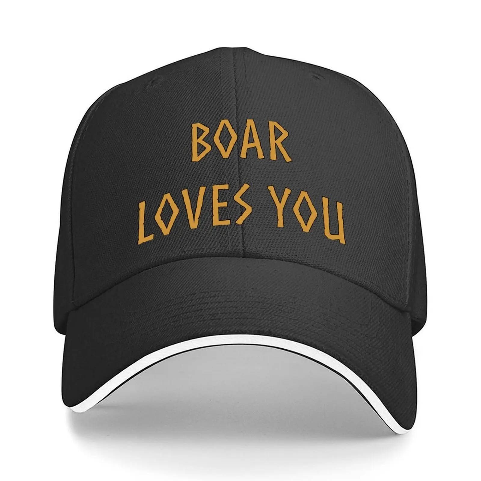 

Boar loves you - Valheim inspired Baseball Cap New In Hat tea Hat Beach Outing Trucker Hat Hats For Women Men's