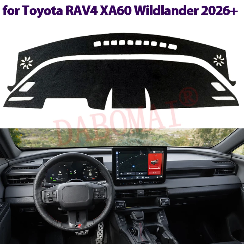 

Солнцезащитный коврик на приборную панель для Toyota RAV4 XA60 Wildlander Suzuki Across GR Sport 2026+ – защита от света и УФ-излучения