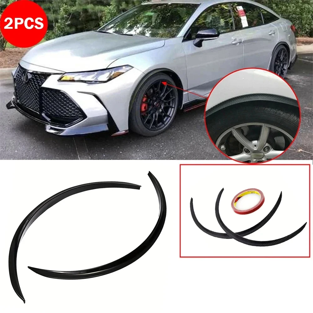 

2/4 Pcs Universal Car Wheel Eyebrow Arches Lips 73cm Rubber Wheel Arches Eyebrow Lip Anti-scratch Strip Sticker Mud Flaps Guard