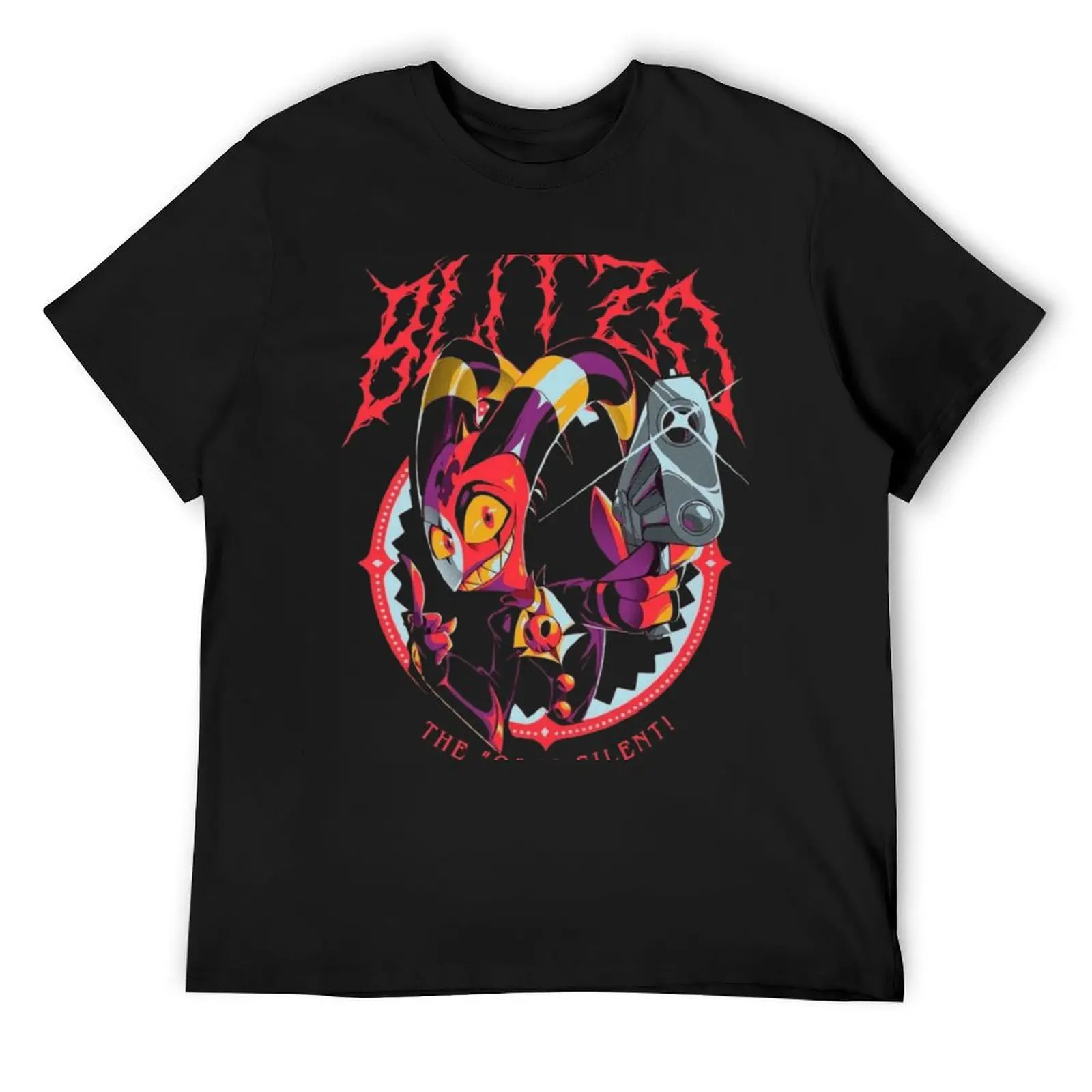 

Helluva Boss Blitzo the O Is Silent T-Shirt anime stuff oversized vintage t shirts tshirts for men