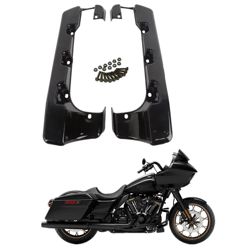 

For Harley Touring Road King Electra Street Glide Ultra-Classic 014-022 018 019 Moto Parts Acsessories 4" SaddleBag Extensions