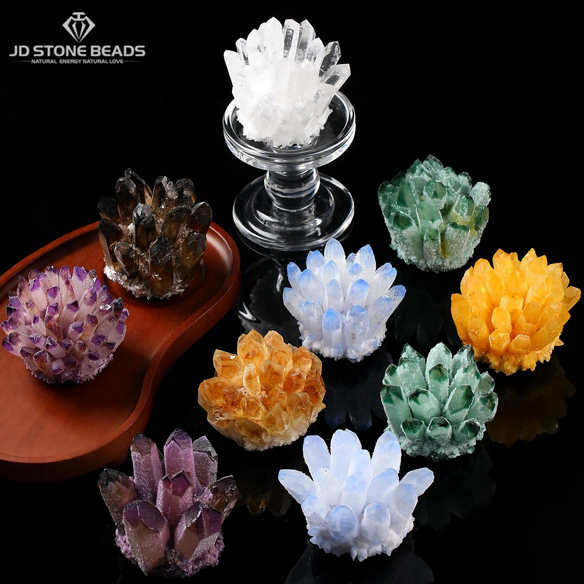 

Natural Stone Irregular Amethyst Citrines Cluster Raw Crystal Healing Stone Mineral Ornaments Home Decoration Desk Ornaments