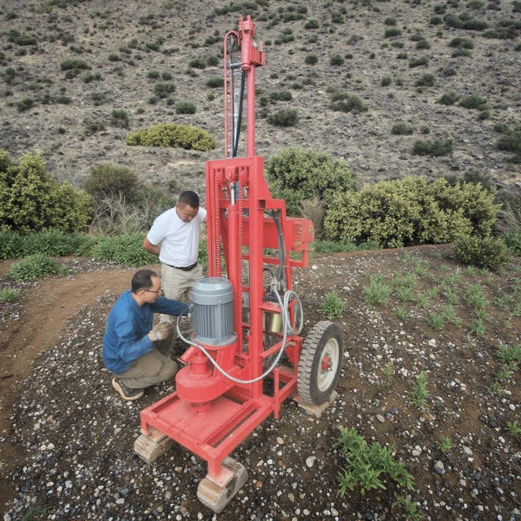 

100 m Small Water Well Drilling Machine China Mini Water Well Drilling Machine for Rotary Drilling Cheap Price for Sale
