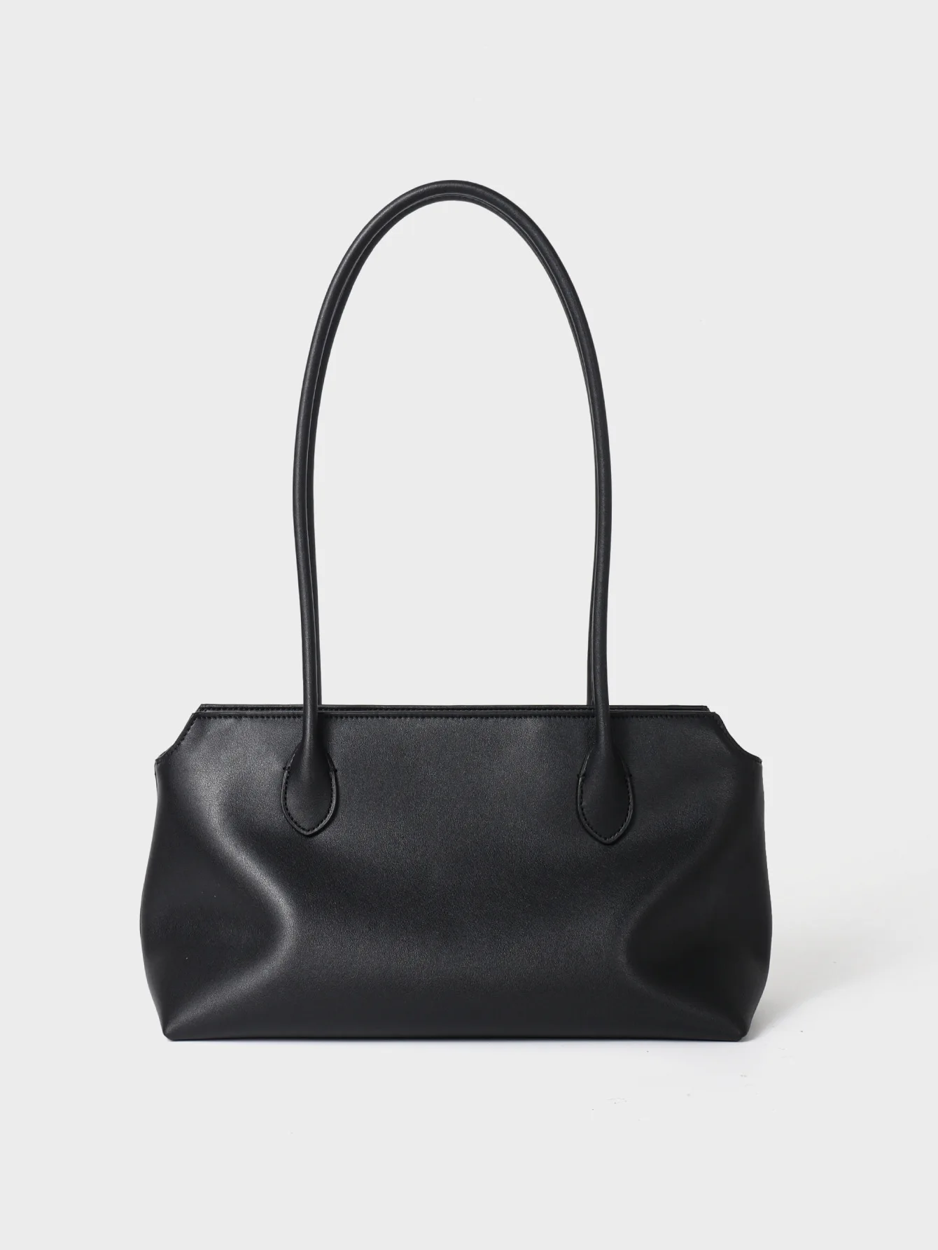 Women's Real Leather Tote Bag Large Capacity Armpit Bag Light Luxury Handbag for Commuting to Work
