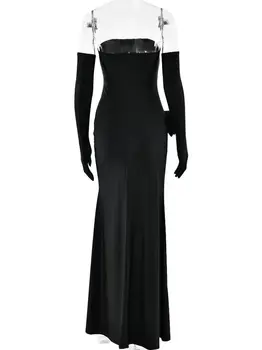 10 best sales Vestido vermelho com fenda alta - №5