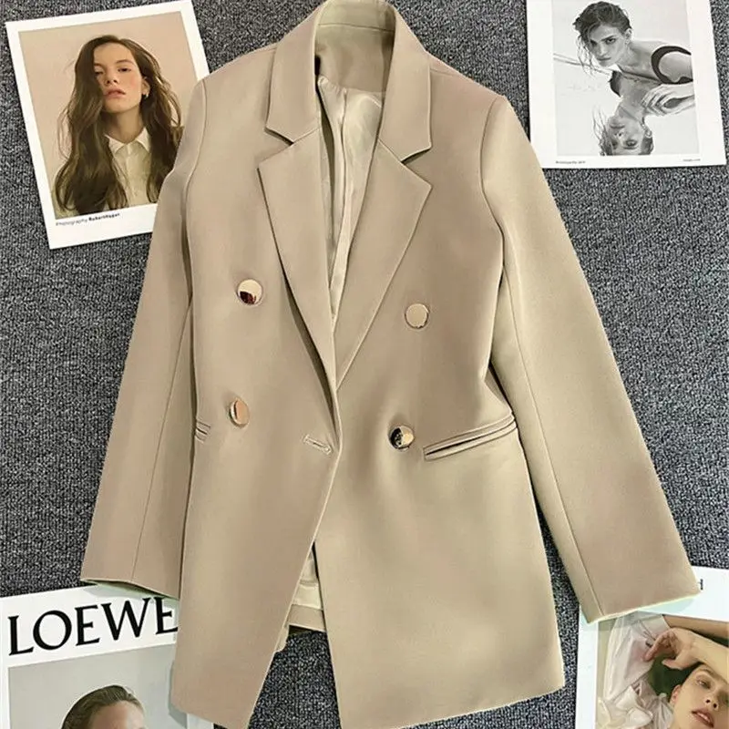 Candy Colors Casual Suit Coat Women's Blazer New 2024 Spring Autumn Jacket Tops Female Korean Loose   Outerwear Casaco Feminino