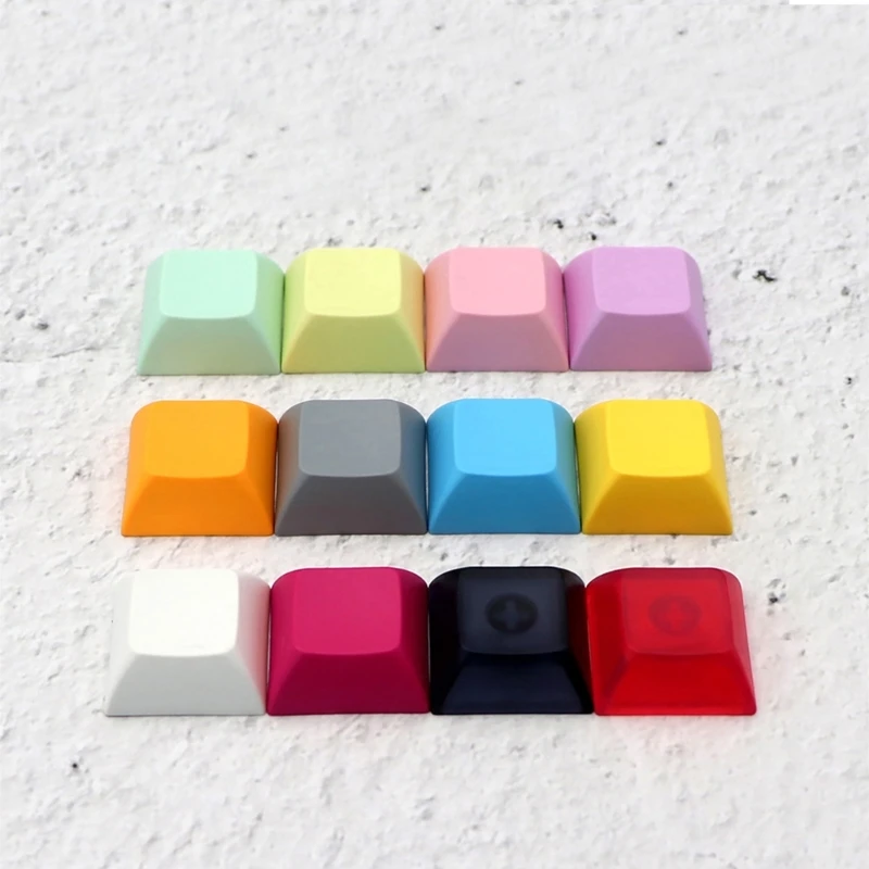 Customized PBT Blank Keycaps DSA 1.25U Height Not Print Key Cover Replacement for Mechanical Keyboard DIY B0KA