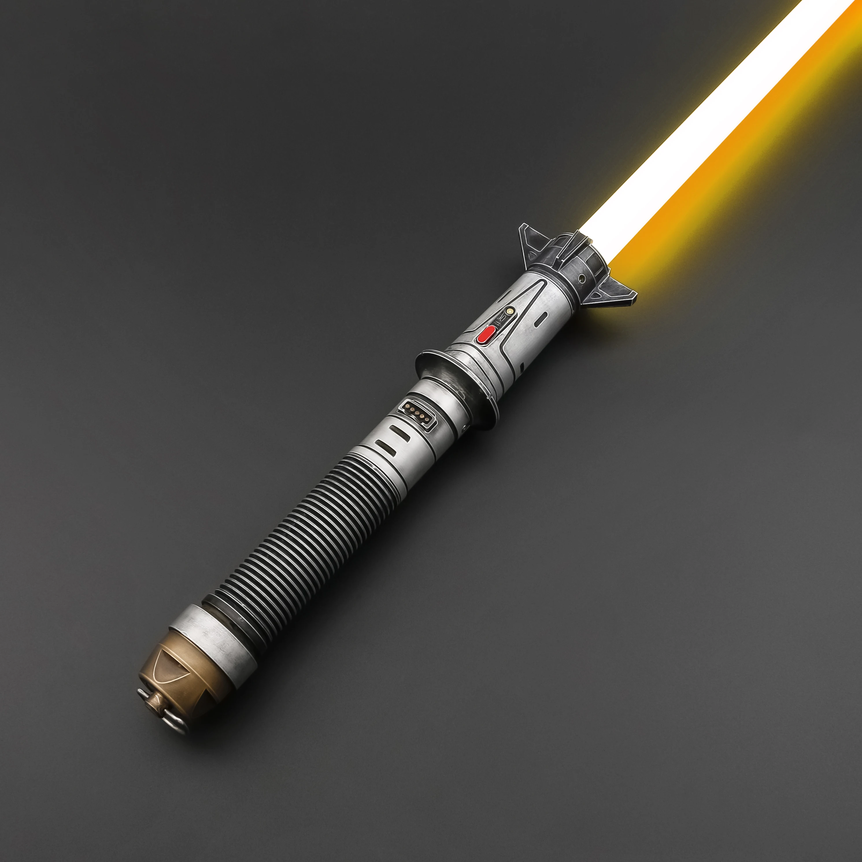 TXQSABER Lightsaber Baylan Skoll's Weathered Replica Light Sword RGB Pixel Metal Hilt Smooth Swing Light Sword for Adult Cosplay