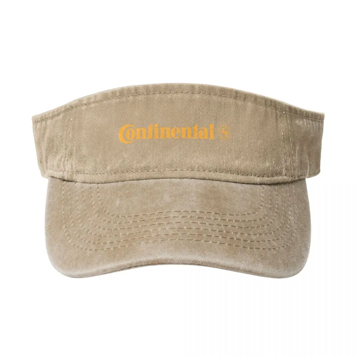 

Continental Washed Denim Empty Top Hat Breathable Caps Visor Cap