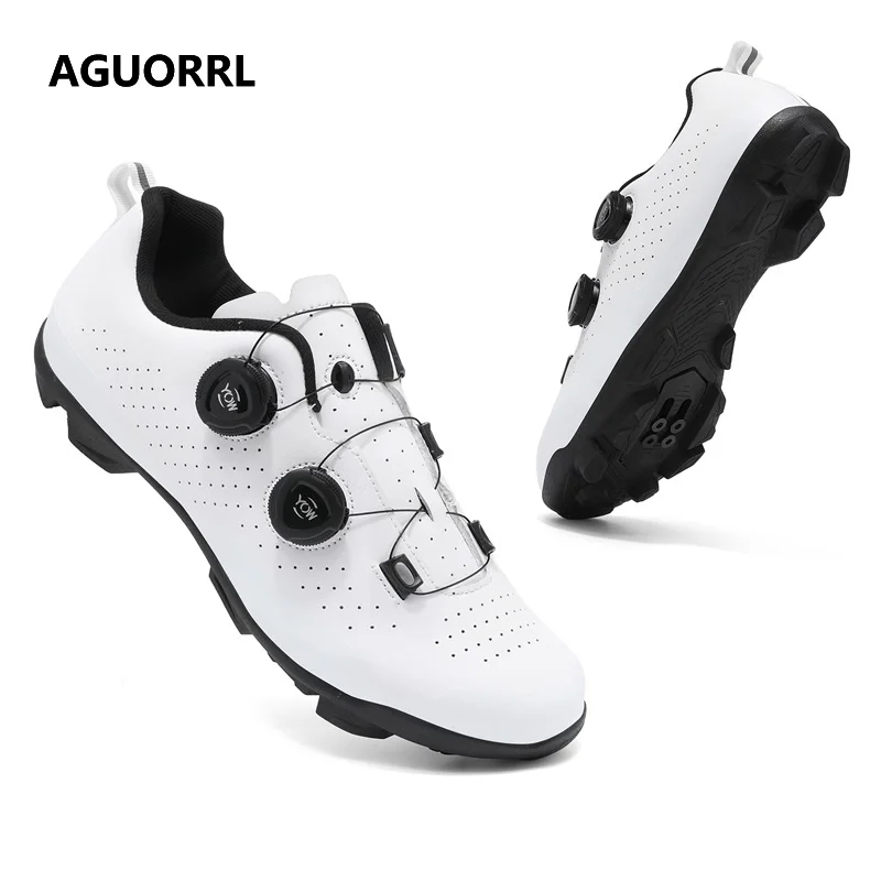 

New Men's Cycling Shoes Racing Self-locking Quick-Drying Non-slip Wear-resistant Sports Shoes Bicycle Shoes Plus Size