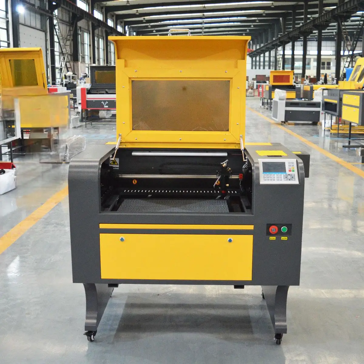 

SIHAO CO2 Laser Engraving Machine 50/60W Laser Engraver 40*60cm RUIDA/M2 For Wood Leather Acrylic Water Cooling Machine Tools