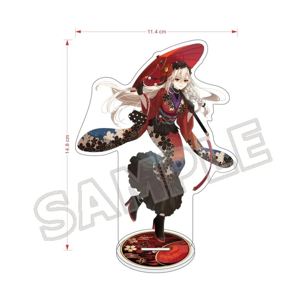Game Fate Grand Order 15cm Acrylic Stand Olga‑Marie Animusphere Kimono Ver Desktop Display Hobby Collectible Decor Gift Keychain