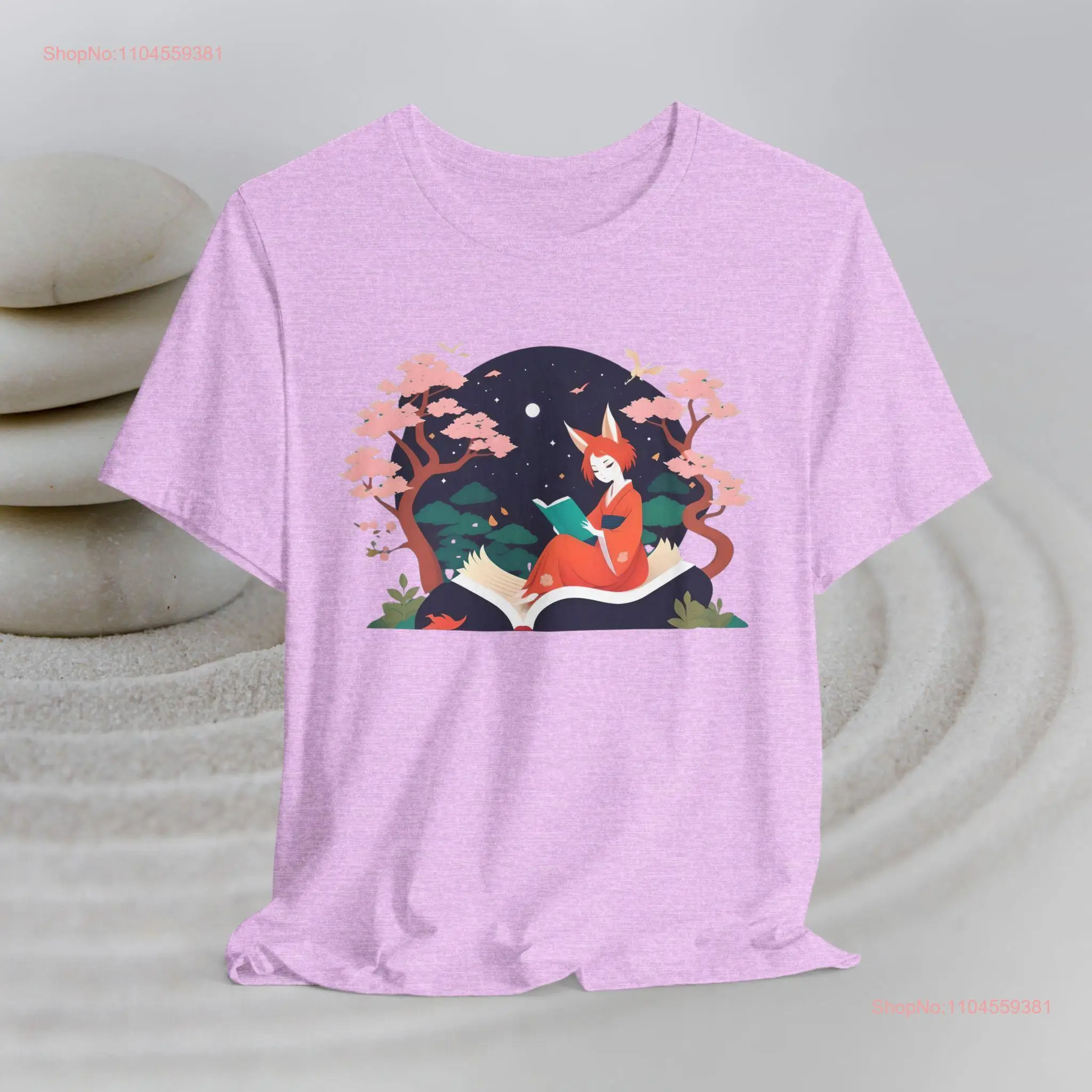 Blind Date with a Book T Shirt Sakura Kitsune Japanese Reader Lover Idea Dark Romance Booktok  long or short sleeves