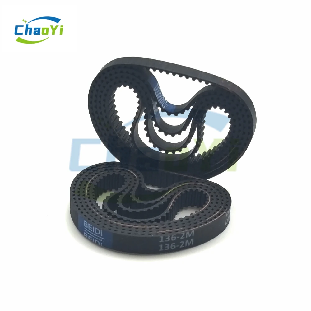 2M Rubber Timing Belt Width 4/6/10/15mm Length 118 120 126 130 136 142 158 166mm Vacuum cleaner Drive Belt HTD 2M 2M-120 2M-142