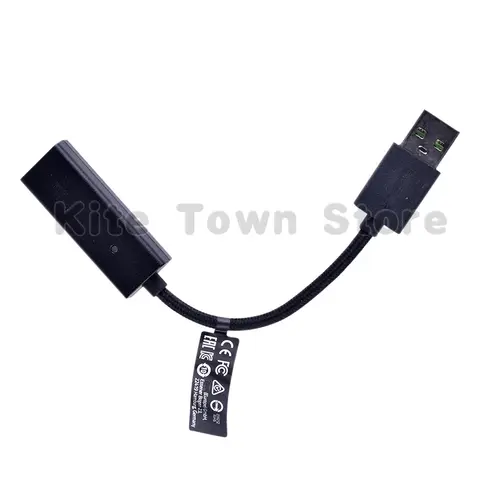 USB Sound Card Adapter for Razer Blackshark V2 pro Wireless Gaming Headphones