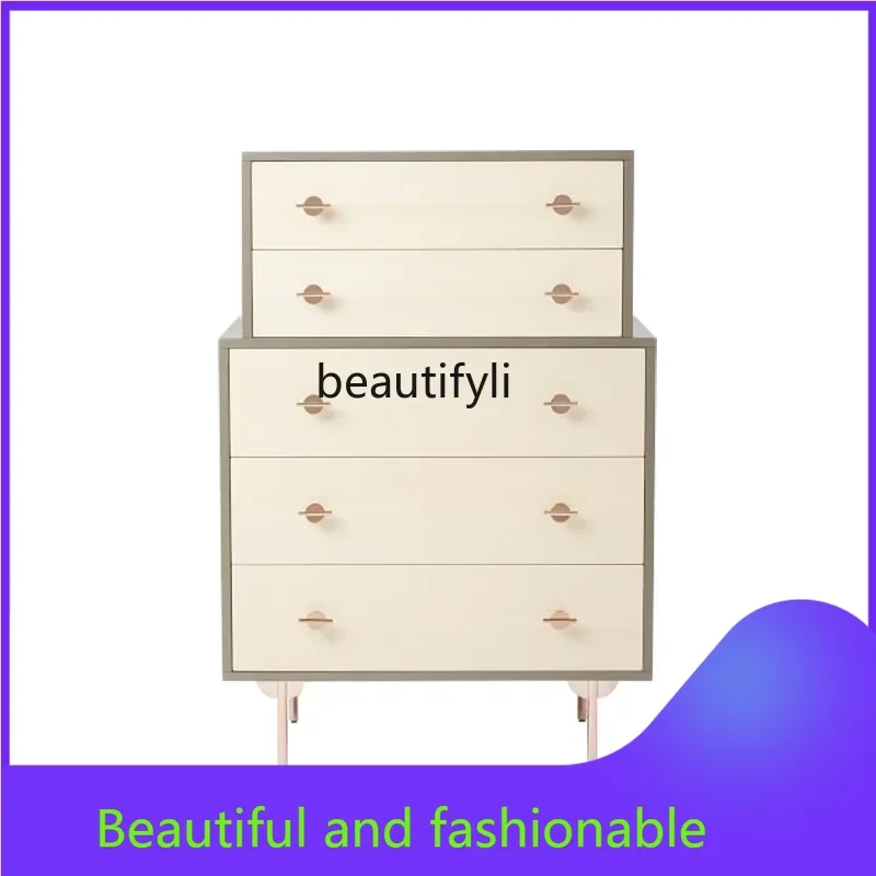 

xzModern simple decorative cabinet multi-layer chest of drawers creative Nordic home storage cabinet