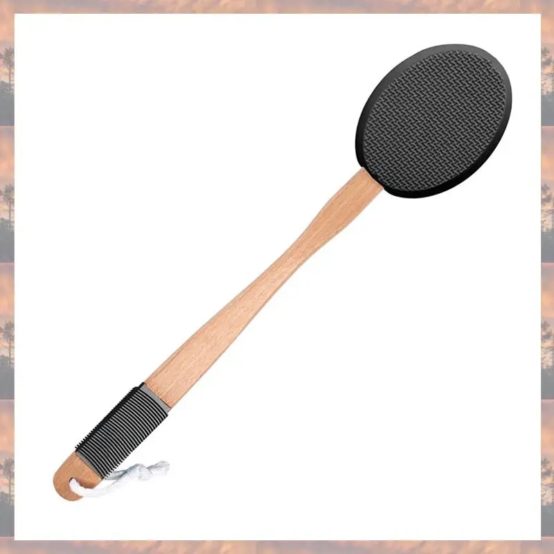 أداة توزيع الغسول الخلفي تريند 2025 بمقبض طويل ووسادات واحدة قابلة للاستبدال، مثالية للشباب وكبار السن باللون الأسود. #2