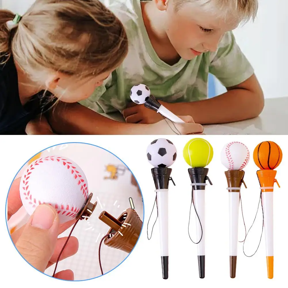 

Soccer Ball Decoration Pen Smooth Writing Ballpoint Novelty Rotating Football Ballpoint Pens Bounce Ballpoint Pen for Stude M8I1