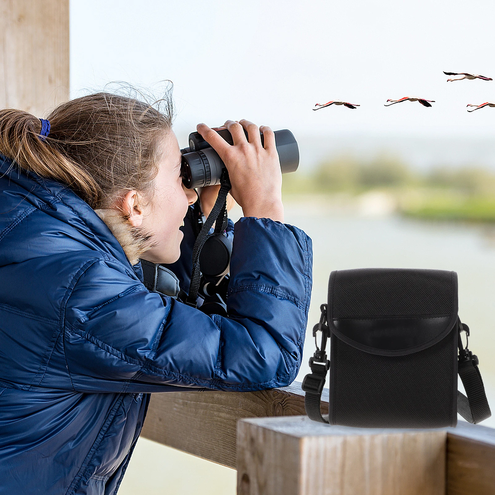 

Portable Bag Fashionable Telescope Storage Pouch Durable Organizer For Travel Outdoor Lightweight Easy Open Carry