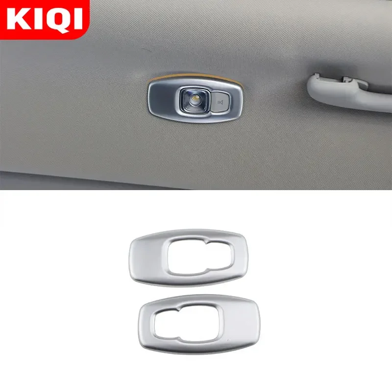 KIQI Car Intner Ceiling Roof Reading Light Lamp Trim Cover Frame for Renault Koleos Samsung QM6 2016 2017 2018 2019 2020