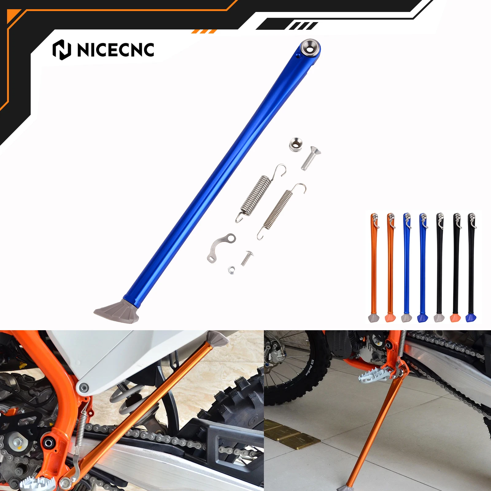 

NICECNC Side Stand Kickstand For Husqvarna TE 300 TE250 FE 350 FE501 FE250 2014-2016 TE125 FE 350S 2015-2016 FE450 FE 501S 2016