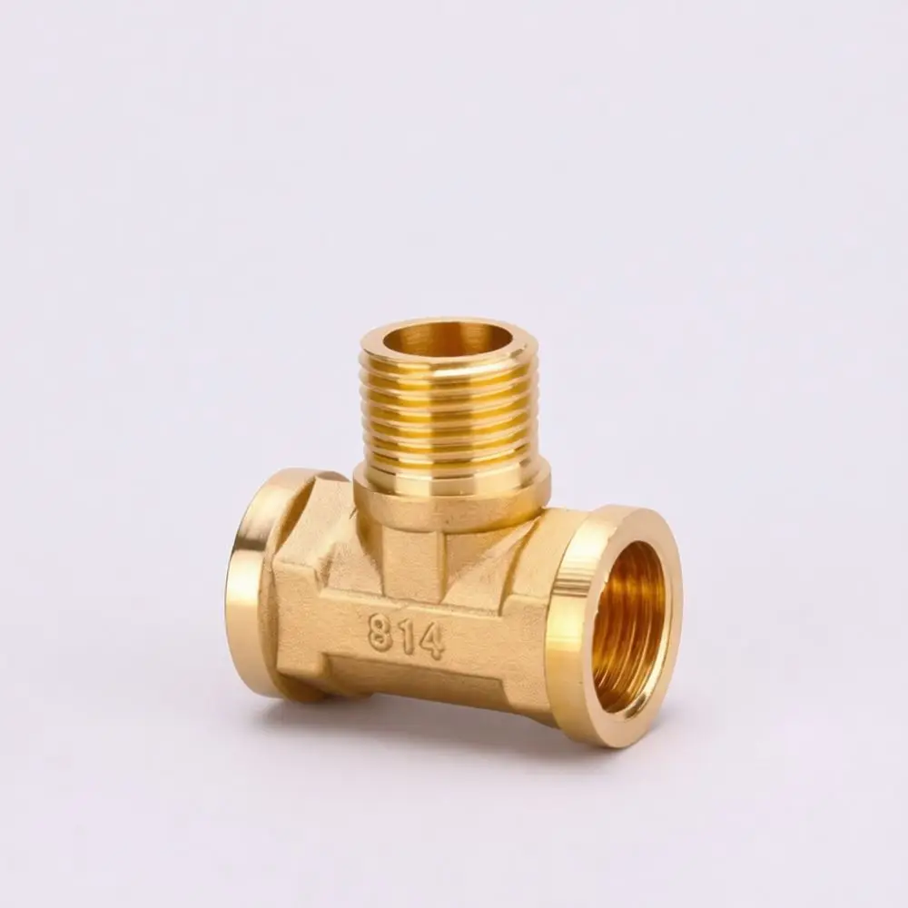 High Quality Brass Pipe Fitting Threaded Adapter Connector For For LSWY Plumbing Hardware Water Pipe Repair Components