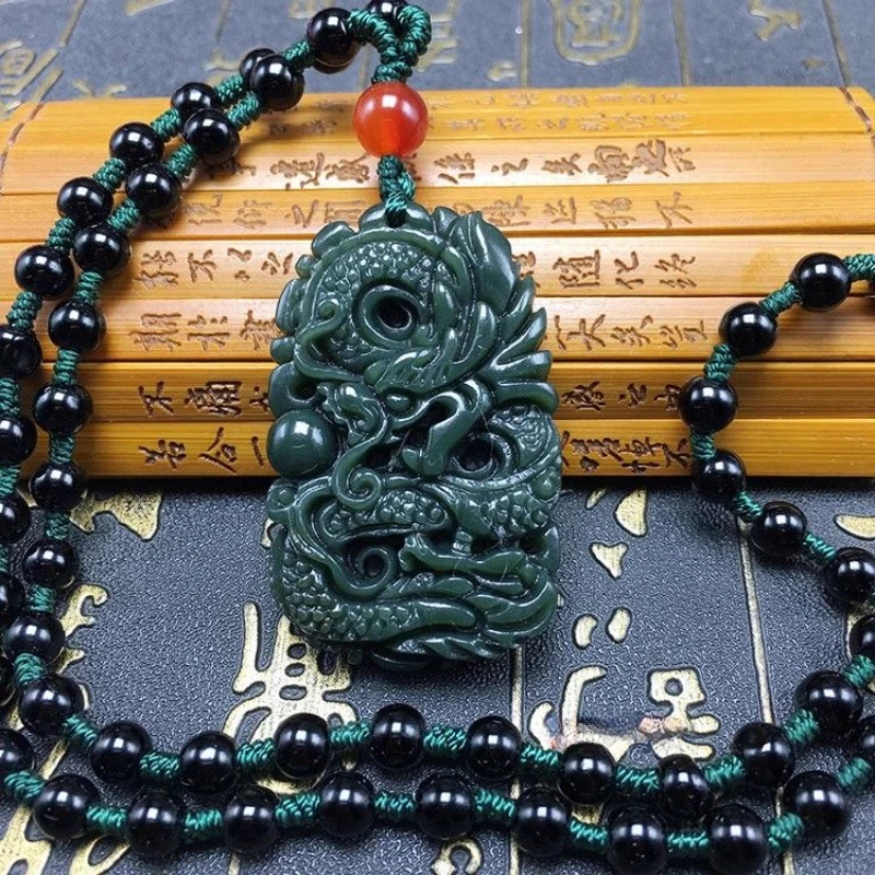 Dragon Brand Pendant Dragon Play Beads To Attract Fortune and Good Luck Men's and Women's Necklace Pendant