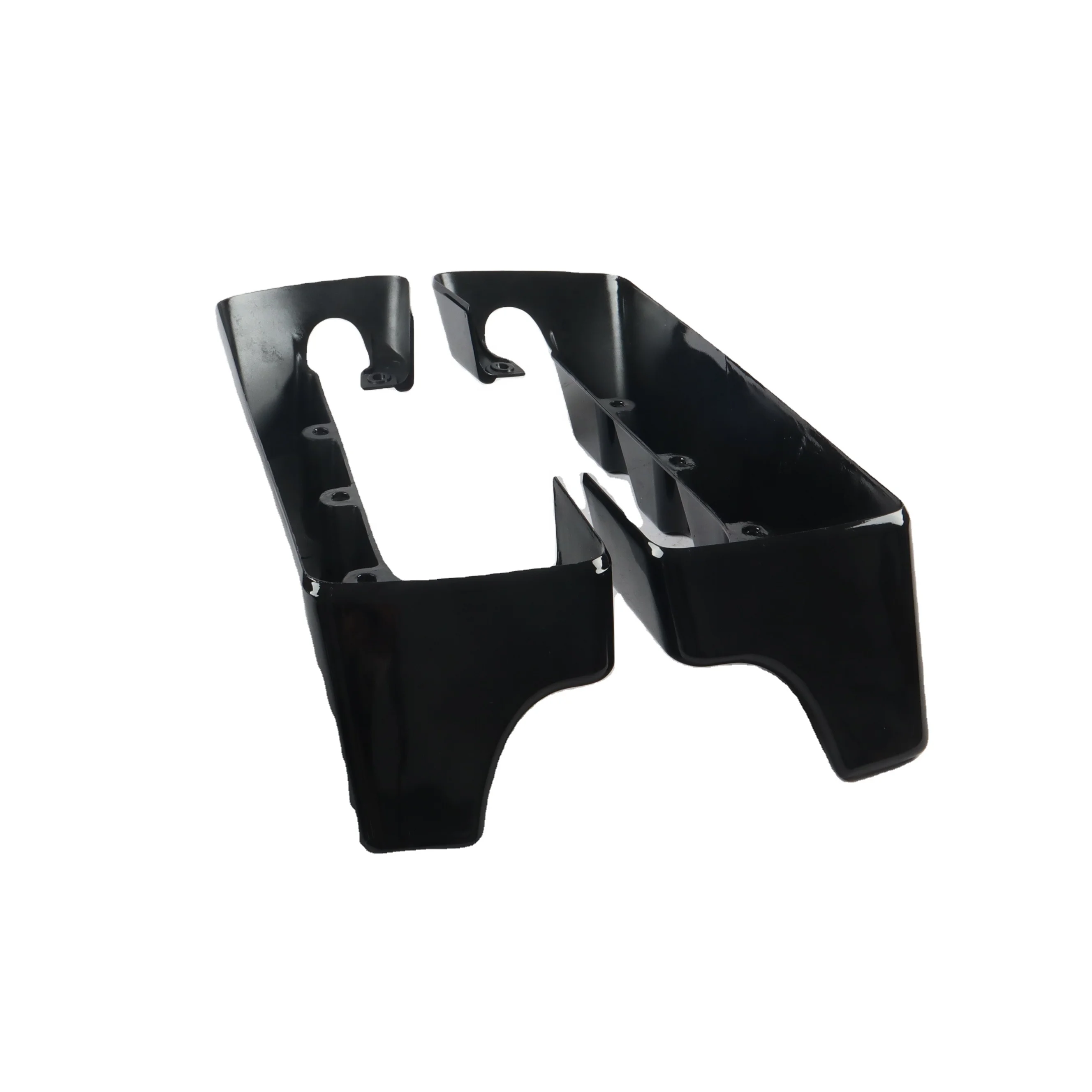 

Glossy Black Non Tapered for Harley Touring Models 2014 2015 2016 Saddlebag Extension Kit Fits