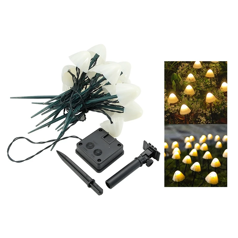 

LED Solar String Light Mushroom Lights Outdoor Solar Lights Solar Fairy Light For Garden Garland Patio Decoration