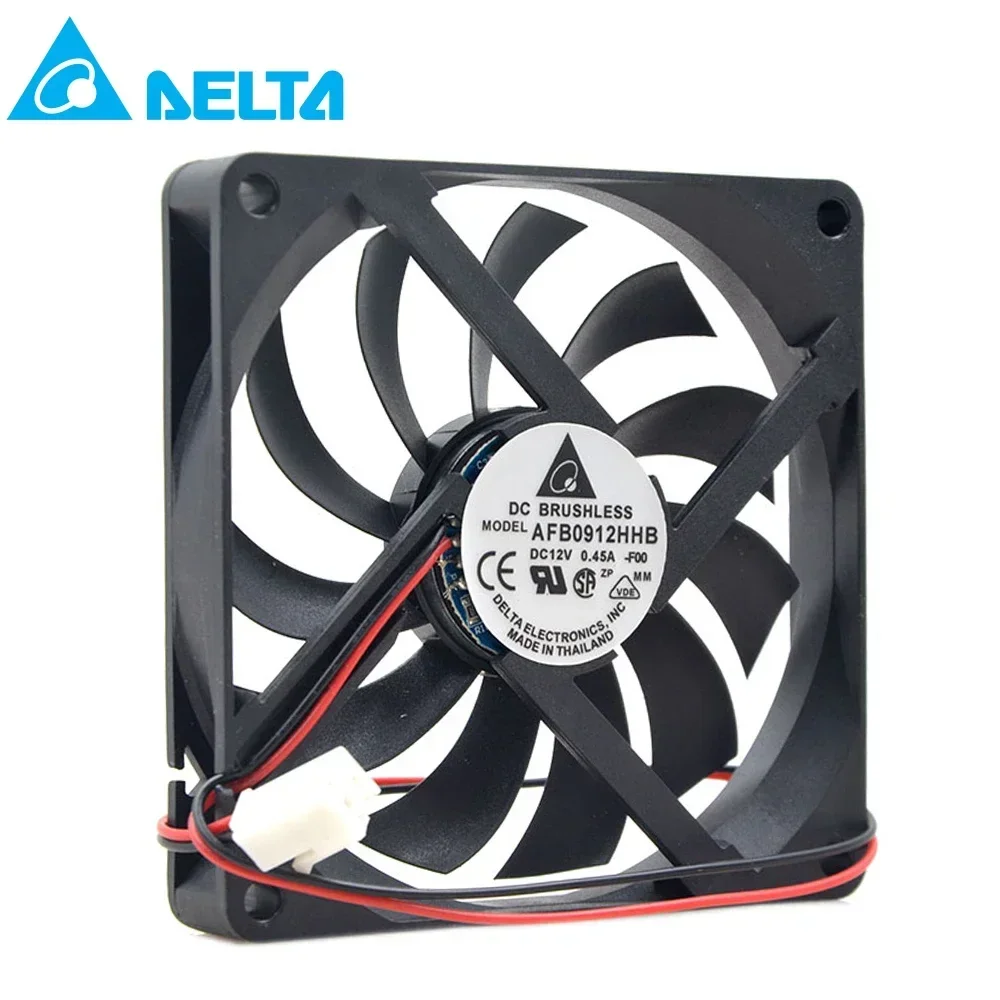 

+Новый 9 см для Delta 9015 92*92*15 мм DC12V 0,45A AFB0912HHB F00 охлаждающий вентилятор