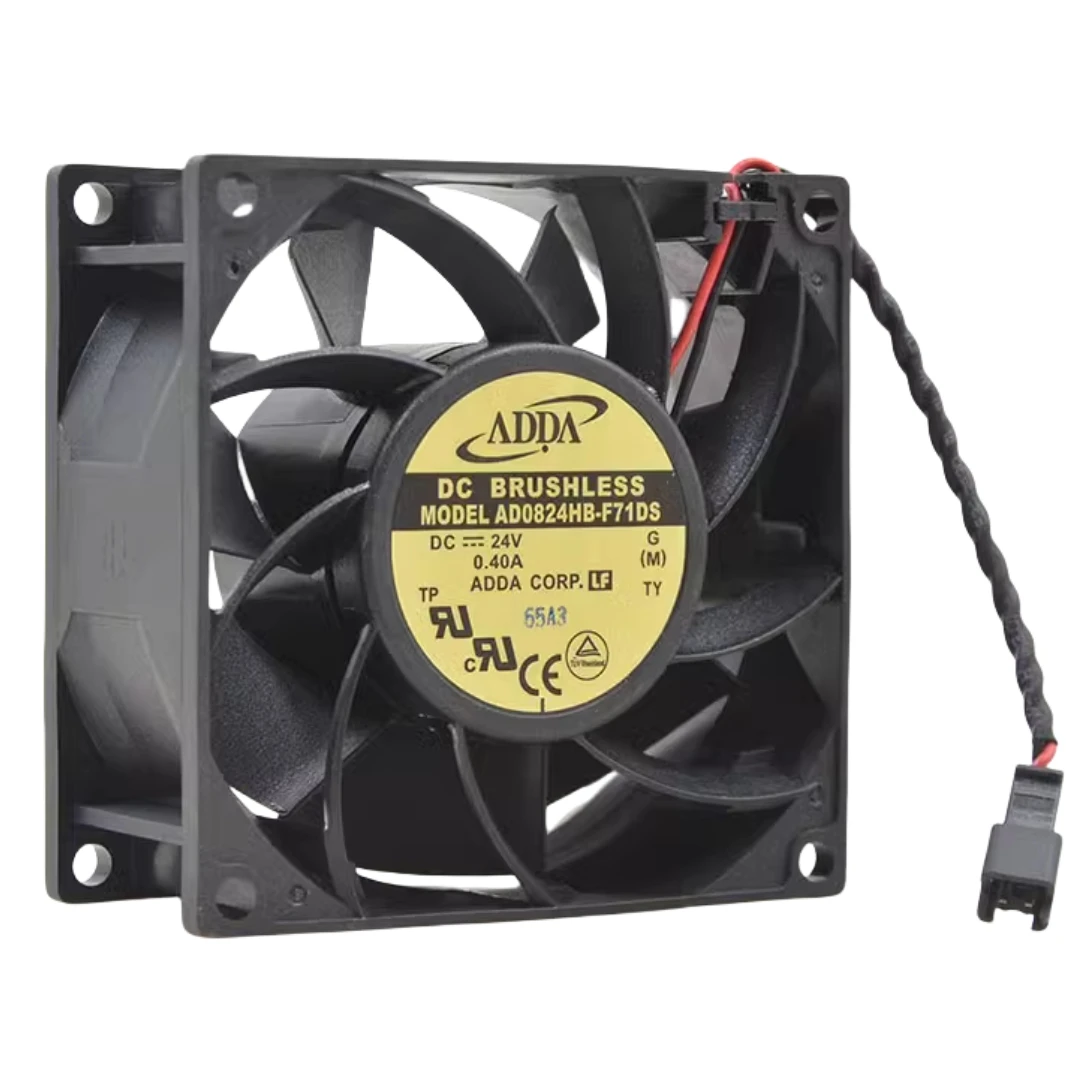 Para ADDA 80x80x38mm 24V Bola Dupla 80mm Ventilador de Refrigeração AD0824HB-F71DS AS08024HB 389100   AD0824XB-F71DS AD0824VB-F7BDS AS08024HB385BB2