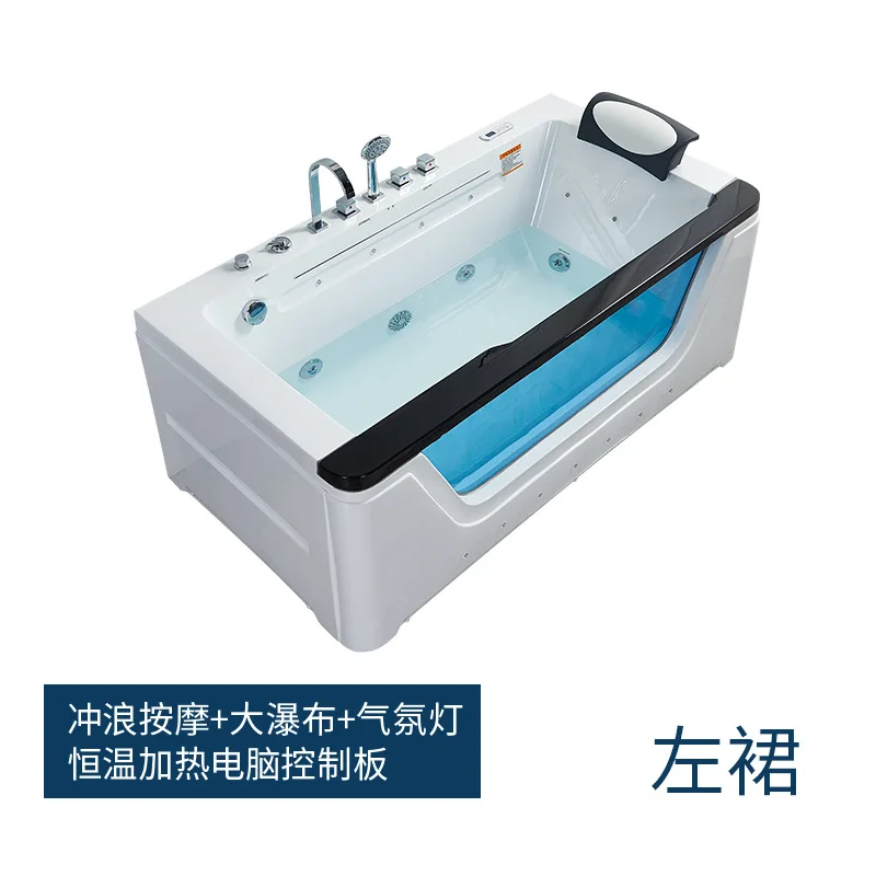 ستارة مائية فاخرة فردية/مزدوجة شلال جاكوزي، حوض استحمام ثرموستاتي منزلي من الأكريليك للفنادق #5