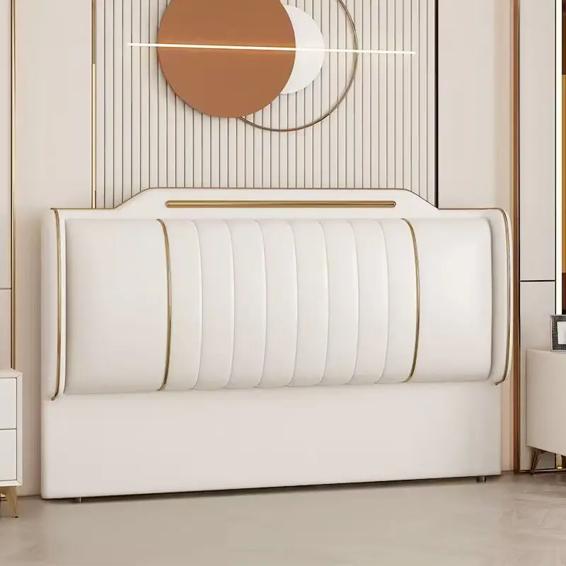 Headboard soft backrest new integrated floor-standing solid wood headboard backrest bed headboard backboard soft cover