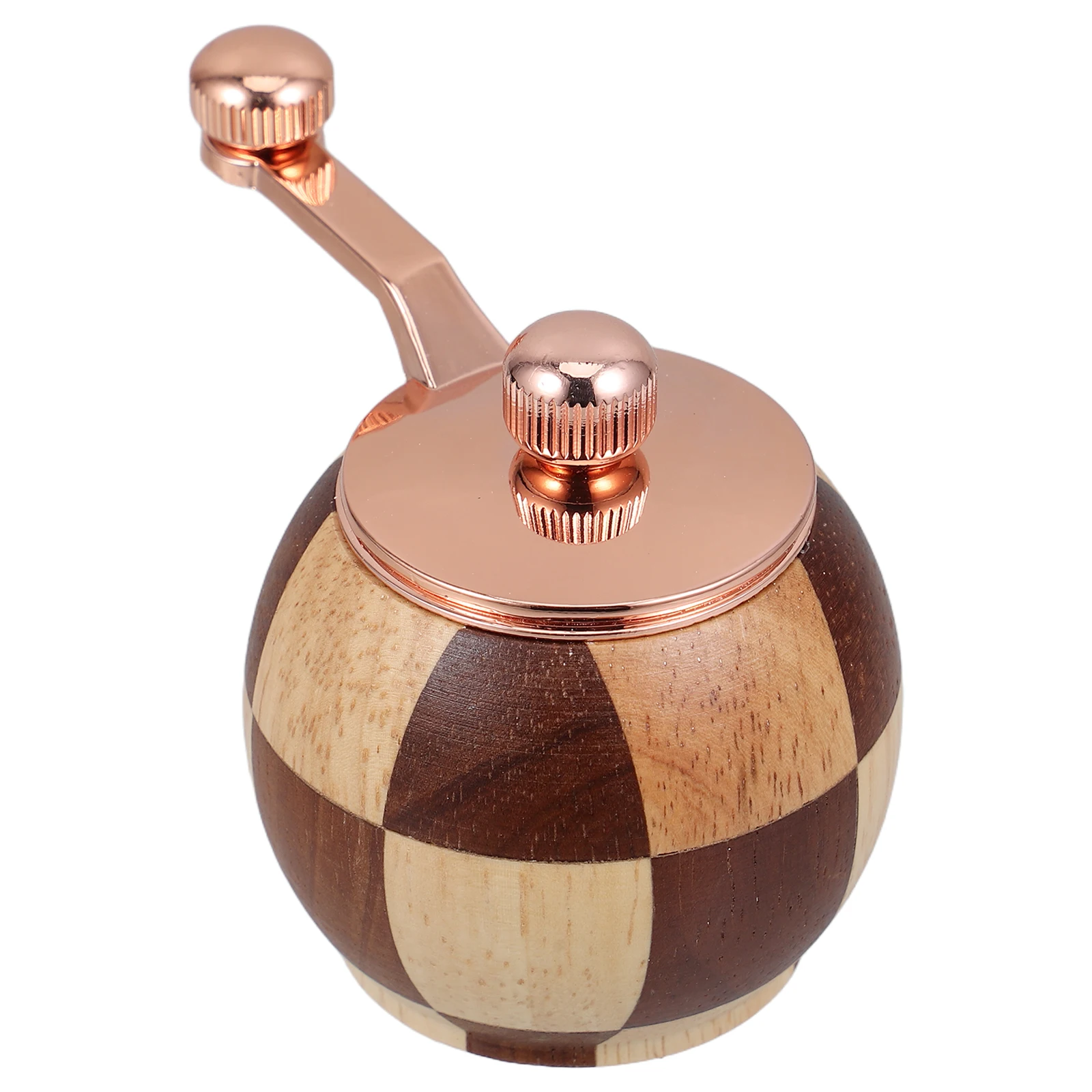 

Pepper Grinder Modern Wood H Crank Salt Kitchen Gadgets Mechanism Manual Wooden Grinding Bottle Black countertop container