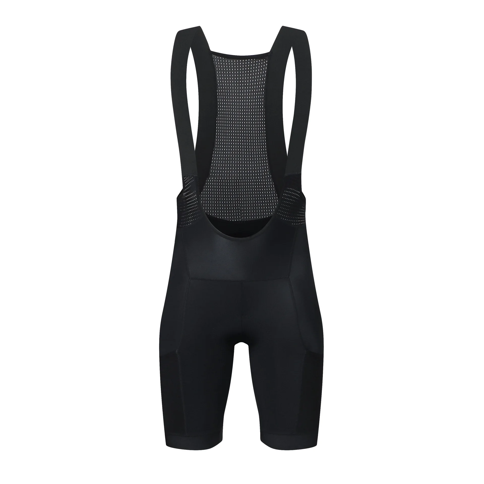Hiserwa Herren-Radtrikot-Shorts mit 3D-Polsterung, atmungsaktive Fahrrad-Trägerhose mit Seitentasche, MTB-Radtrikot-Shorts – Detail 10