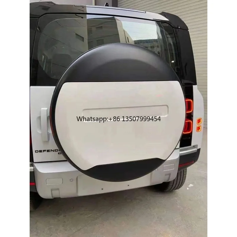 Spare Tire Cover ABS Waterproof Sports for Defender 90/110 2020-2023 Protective Cover