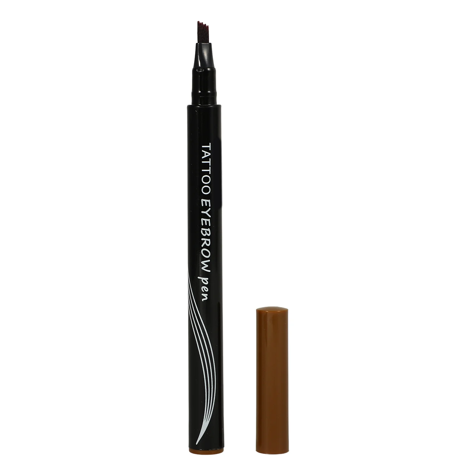 Liquid Eyebrow Pen 4 Head Brow Pencil Portable Waterproof Makeup Pencil for Women Natural Looking Eyebrows Outdoor Travel