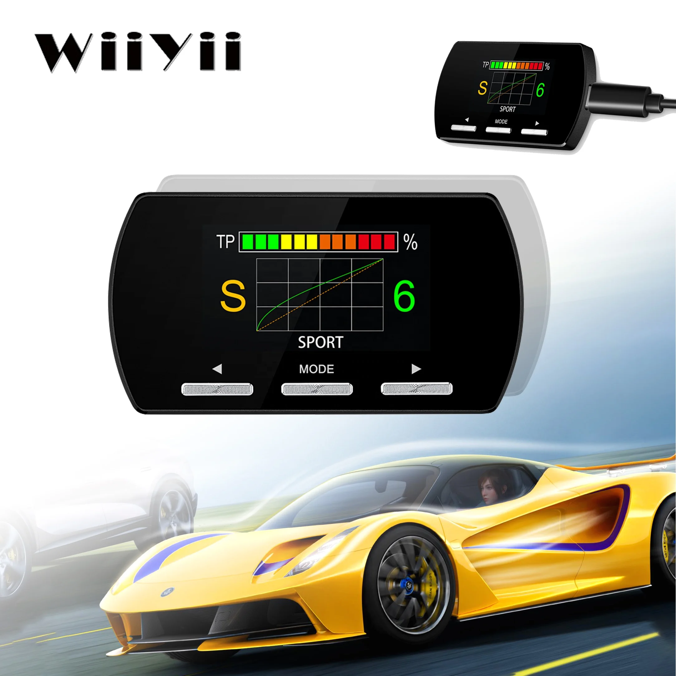 Newest F2 Car Electronic Throttle Controller with LCD Screen 14 Drive Modes Enhanced Speed Accelerator Response