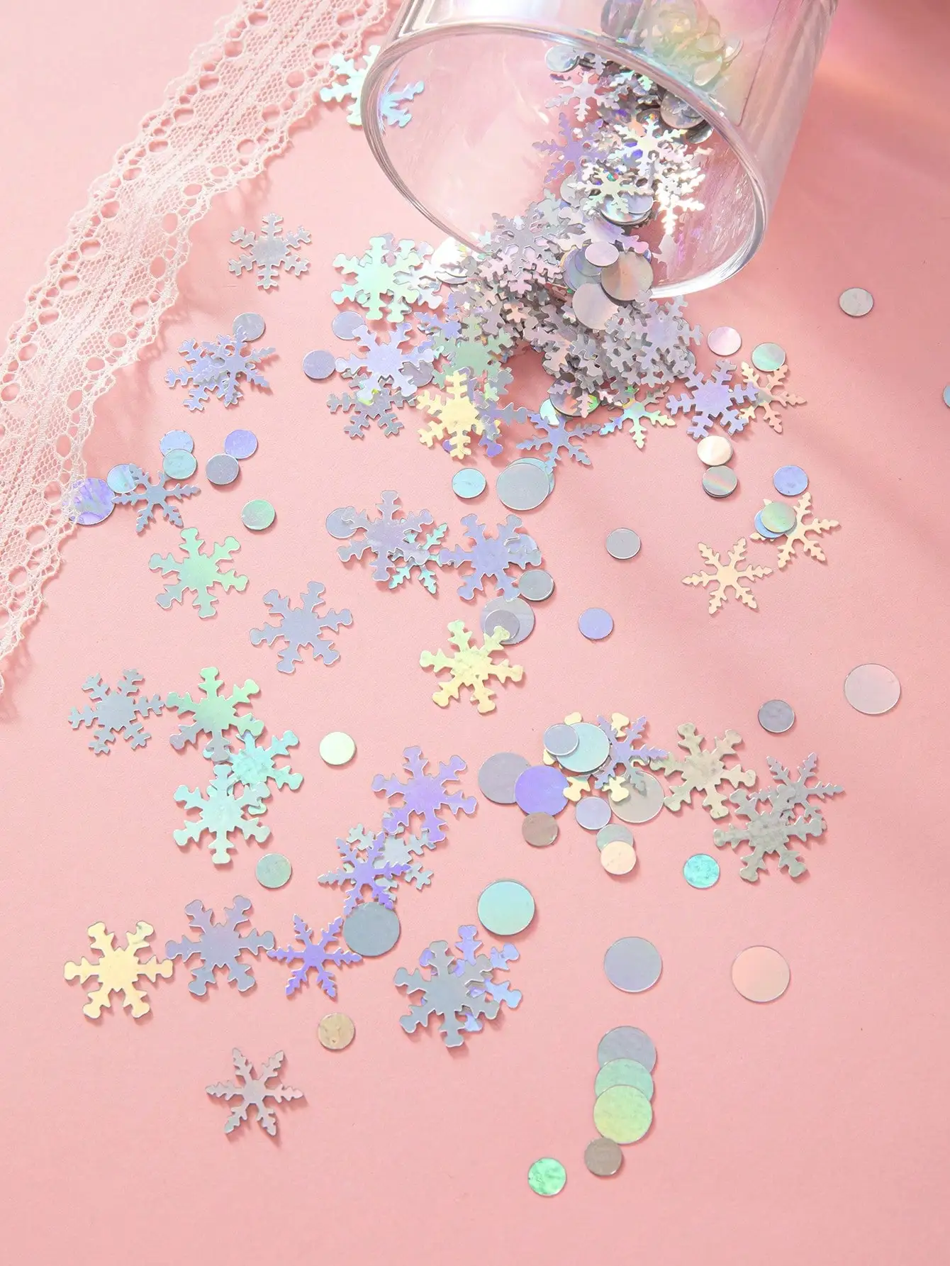 15/30g Christmas Snowflake Confetti Decoration - Snowflake Ice Party Confetti DIY Winter Wonderland Christmas Party Confetti