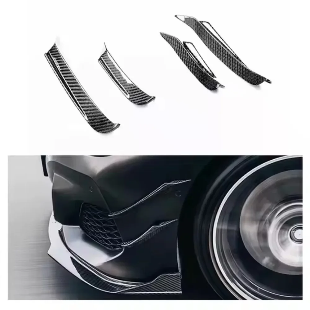 For BMW 8 Series G14 G15 2019-2023 High-quality Genuine Dry Carbon Fiber Bumper Side Wing Canard Car Accessories WK 90-96