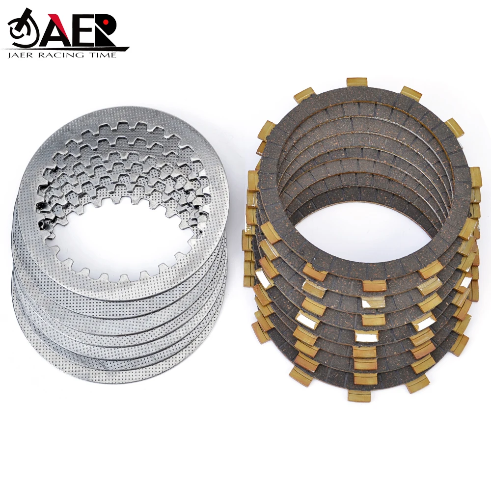 Clutch Friction Plates Steel Disc Set for Yamaha 31A-16321-00 4H7-16321-01 4H7-16321-02 5Y1-16331-01 31A-16325-00