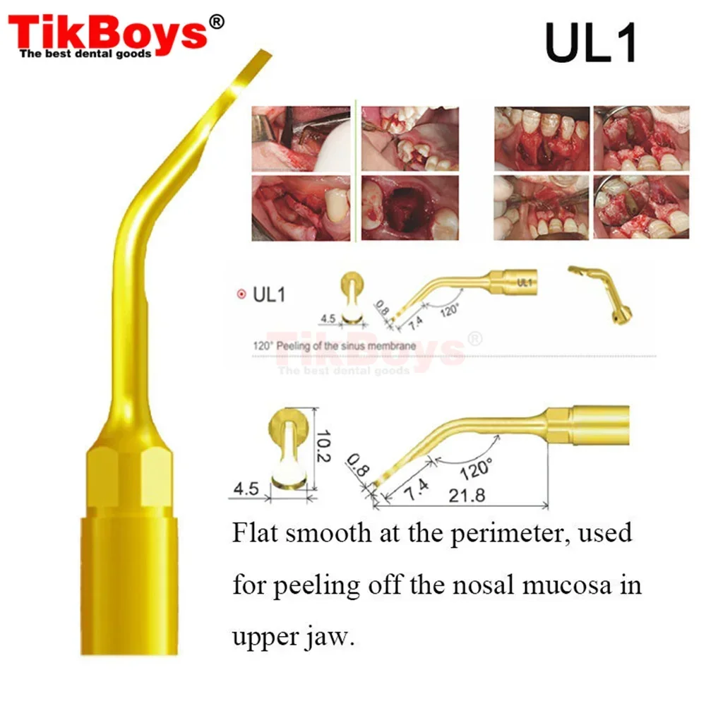 Dental Piezosurgery Osteotomy Bone Cutting Dental Surgery Tips For Mectron And Woodpecker US1 US1L US1R US2 US3 US4 US5 US6 US9