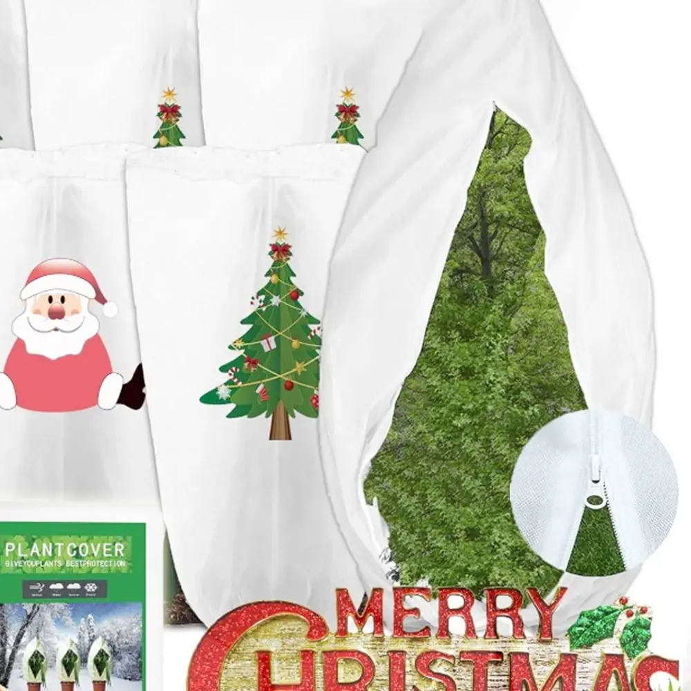 Plant Cold Proof Plant Cold Proof Cover Insect Proof Thick Christmas Tree Decoration Cover Non-woven Fabric Plant Antifreeze Bag