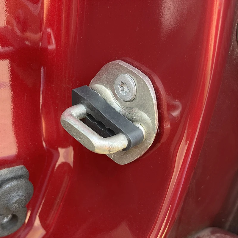 Ensemble d'amortisseurs de porte de voiture universels noirs, accessoires de bricolage, joint absorbant les chocs, planchette d'amortisseur, 4 pièces