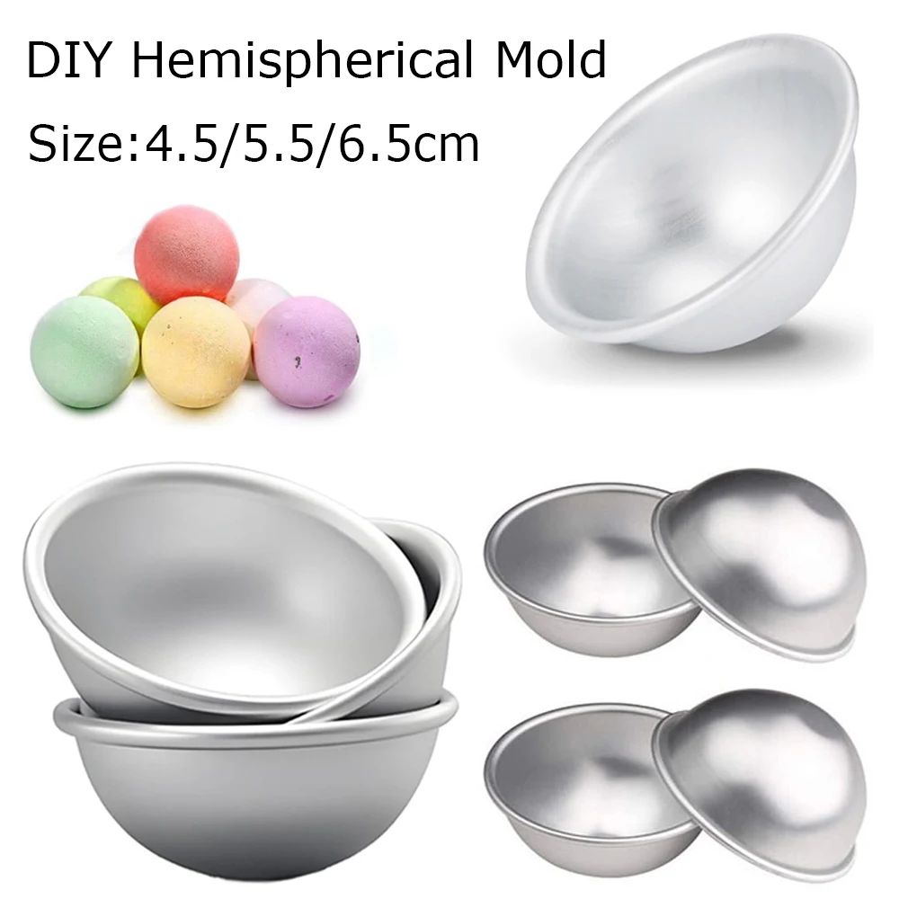 6-24 Stück DIY-Badprodukte & Seifenformen, Professionelle Runde Kugelformen zur Herstellung von Badprodukten, Einfaches Bastelset