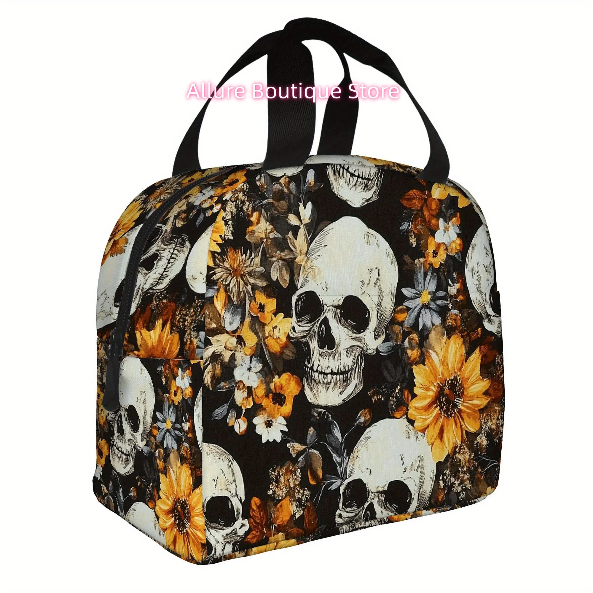 1pc a Printed Thermal Insulation Bag, Not for Food Contact, Ideal for Home, Restaurants, Offices, Unisex, Portable, Reusable, An