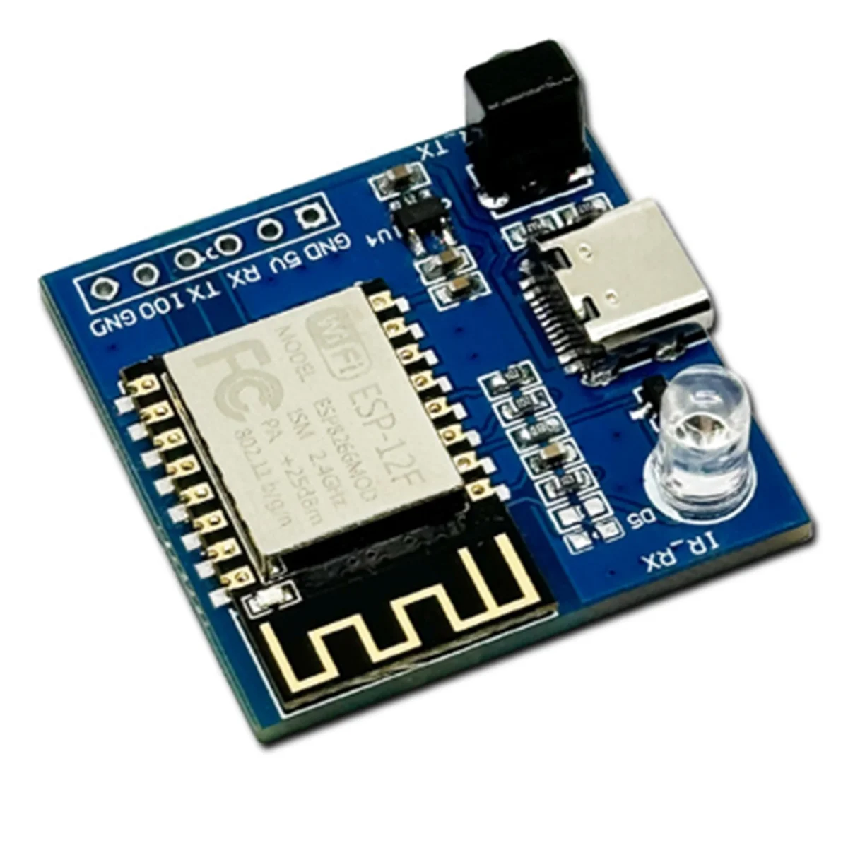 A51I ESP8266 Nadajnik-odbiornik podczerwieni dla modułu WIFI ESP-12F Moduł transmisji interfejsu TYPE-C